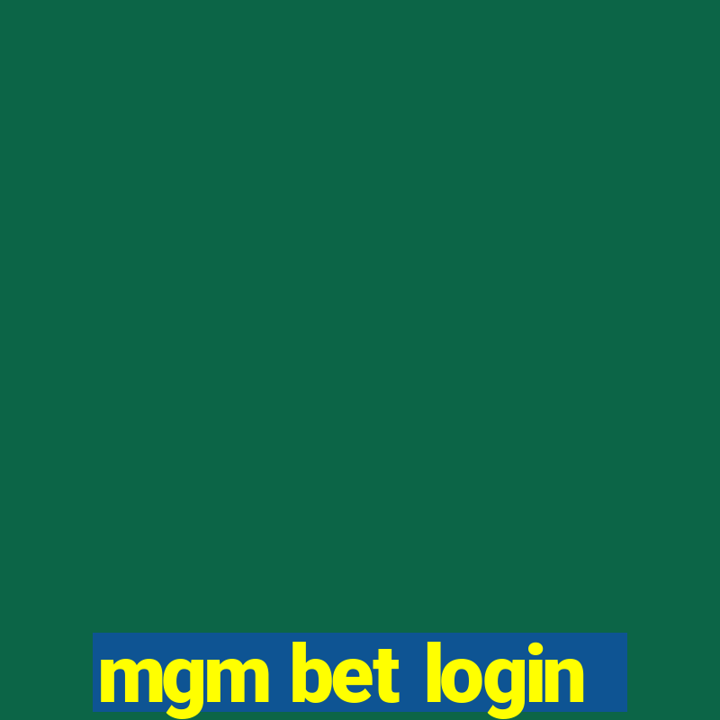 mgm bet login